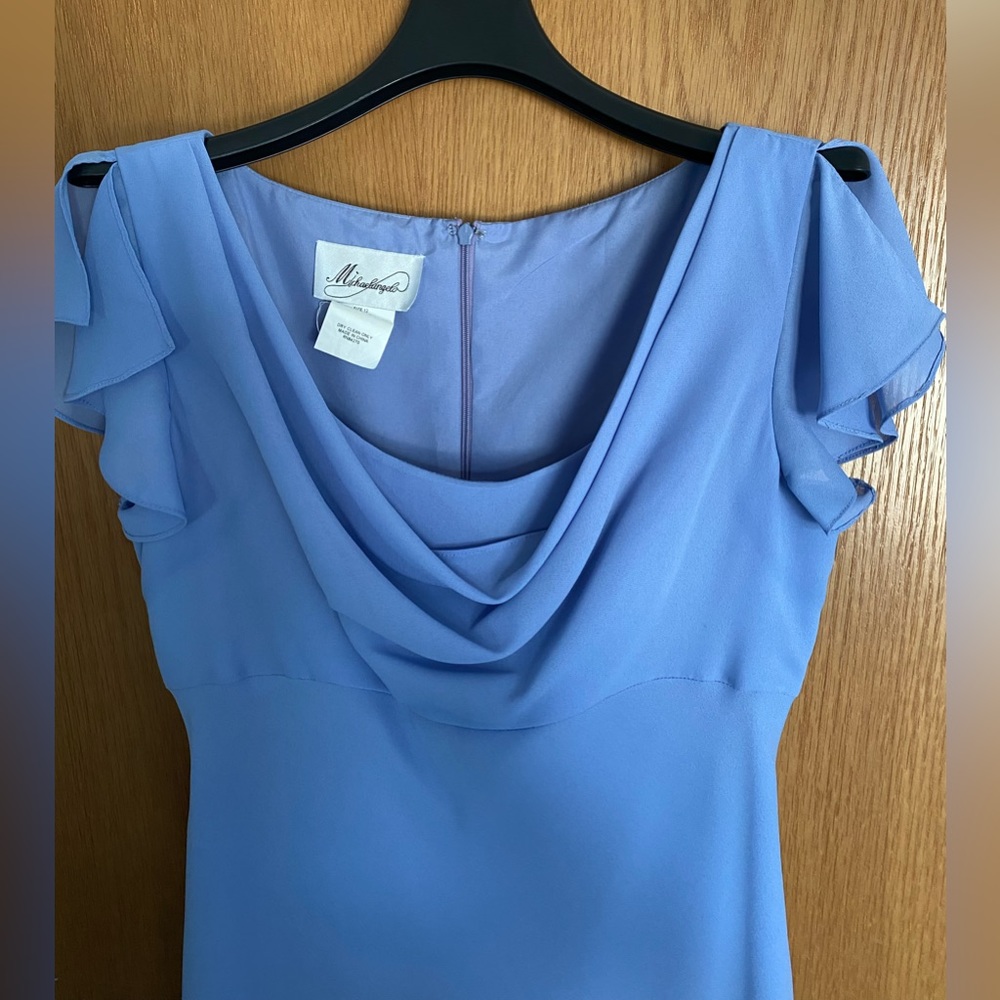 Blue bridesmaid dress